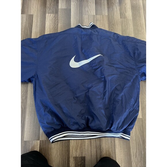 Vintage Nike Zip Up Puffer Coat Blue Men’s Size XXL - Picture 12 of 12